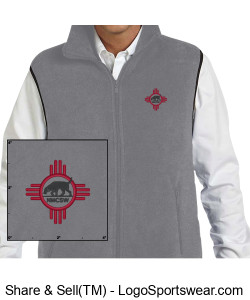 Adult Fleece Vest Design Zoom